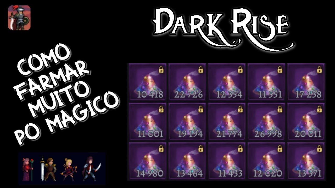 Darkrise: Farme de pó magico