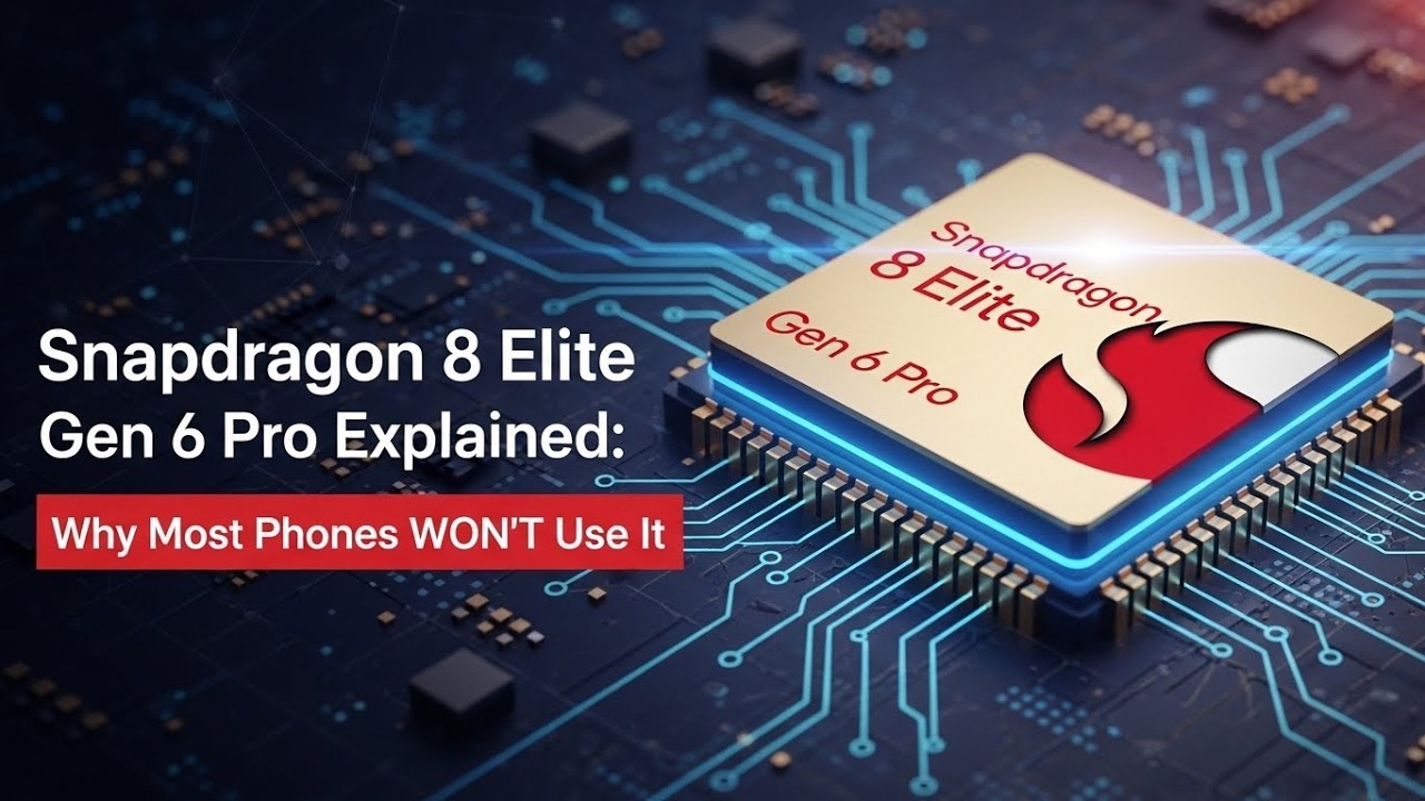 Snapdragon 8 Elite Gen 6 Pro Explained: Why Most Phones WON&rsquo;T Use It