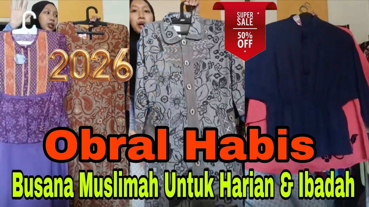 Fashion Muslimah Terbaru – Gamis Cantik, Nyaman Dipakai, Lagi Obral Habis!