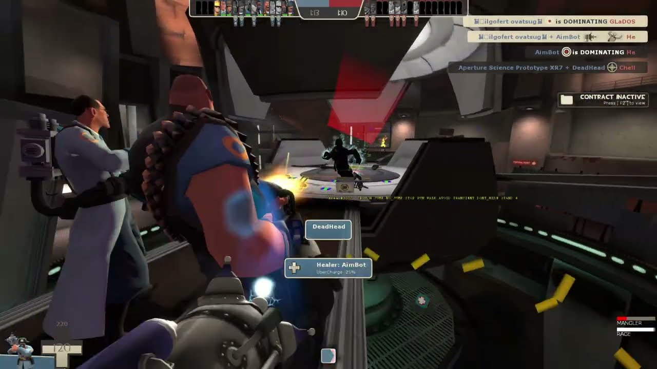 ¡Team Fortress 2: [Player] & [TFbots] vs [TFbots] in ¶`koth_nucleus` in a [«16v16»] ¡¡¡stand off