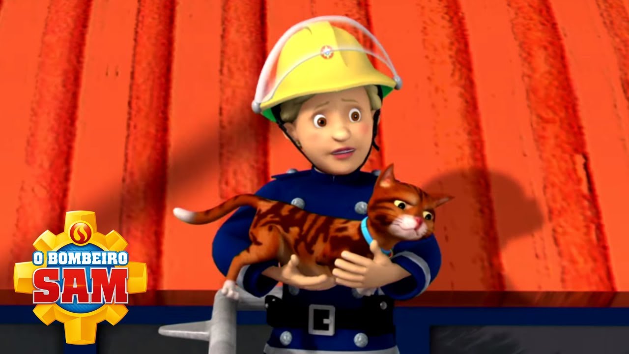 Penny nunca desiste! | O Bombeiro Sam | Resgate de bombeiro | Desenhos para crianças
