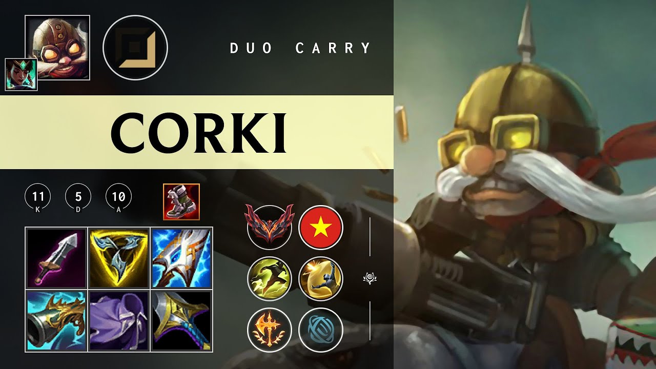 Corki ADC vs Sivir - VN Grandmaster Patch 26.01