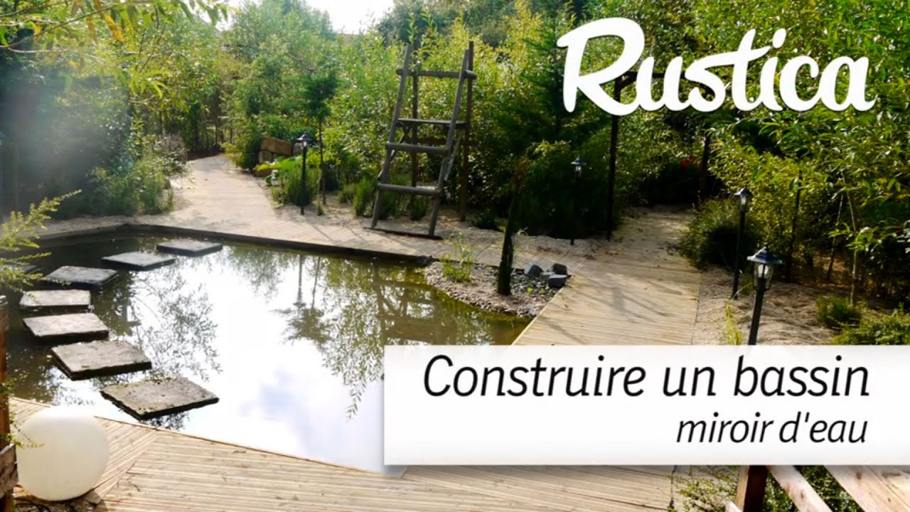 Construire un bassin miroir