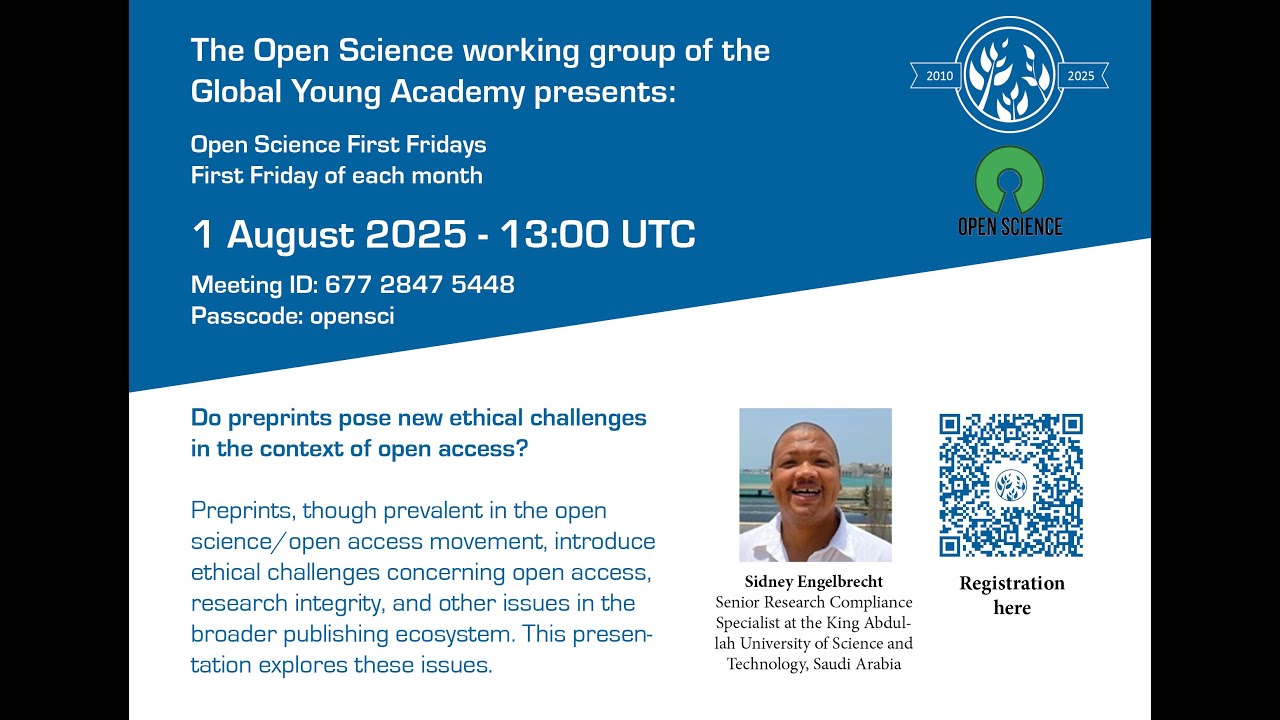 GYA Open Science First Fridays August 2025