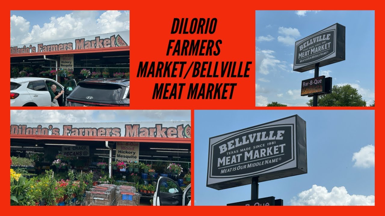 Enjoying A Couple Of My Favorite Small Town Places/BELLVILLE MEAT MARKET/DILORIO FARMERS MARKET