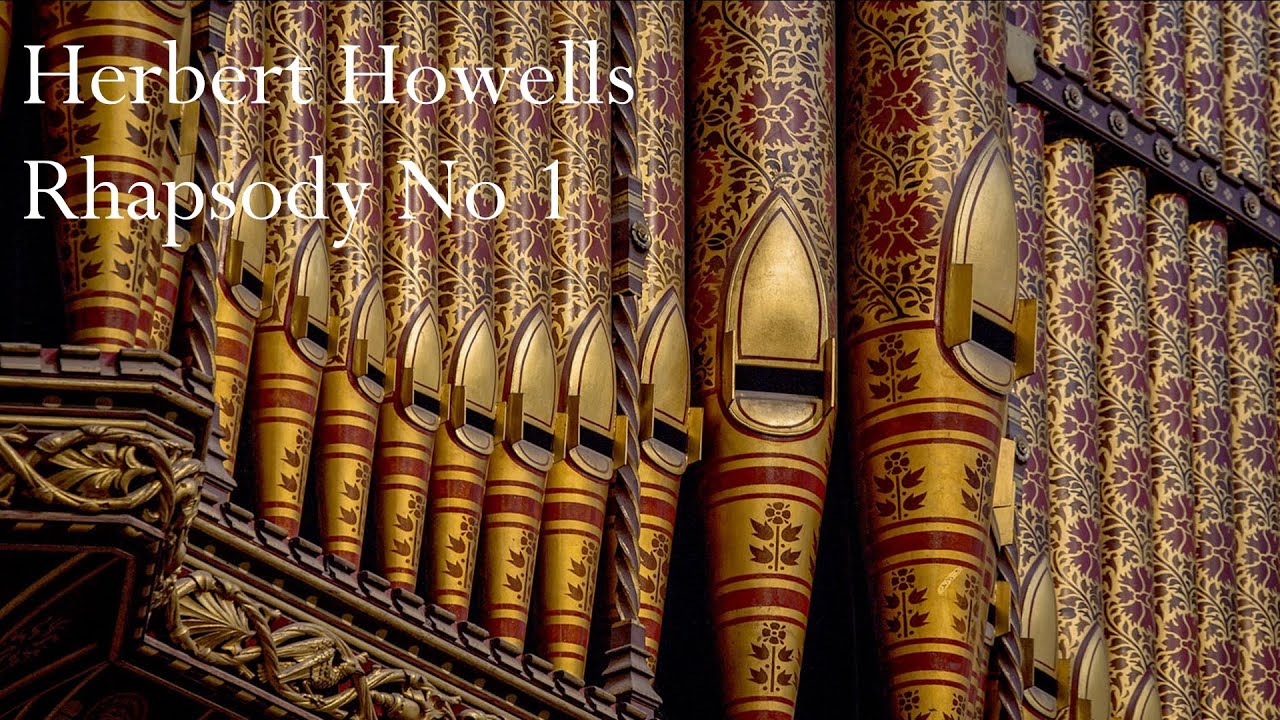 Daniel Cook plays Rhapsody No 1 in D flat by Herbert Howells from Durham Cathedral