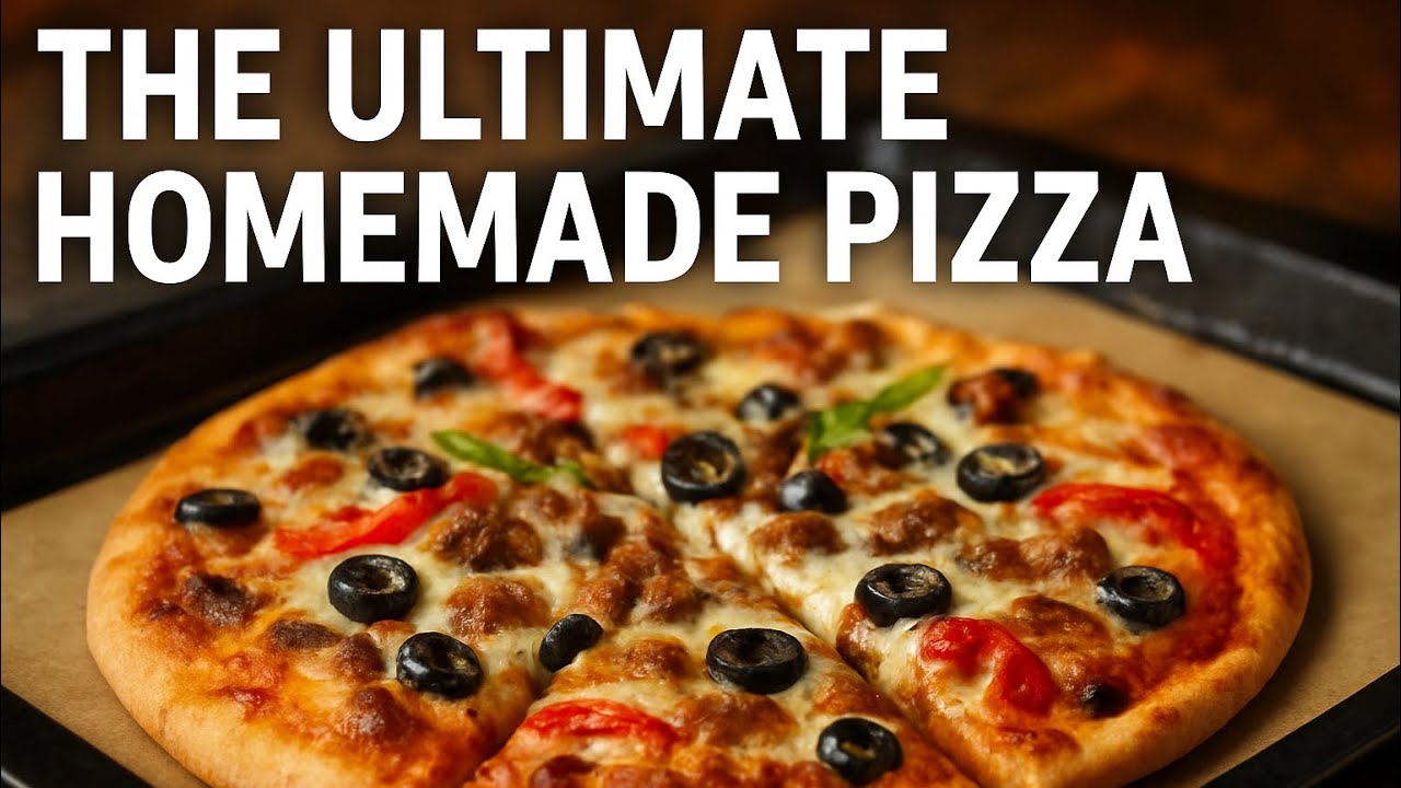 Homemade Pizza Recipe | How to Make Pizza at Home (Easy & Delicious)