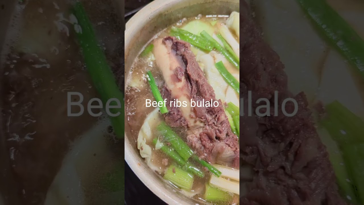 Beef ribs? Try this beef ribs bulalo! 
