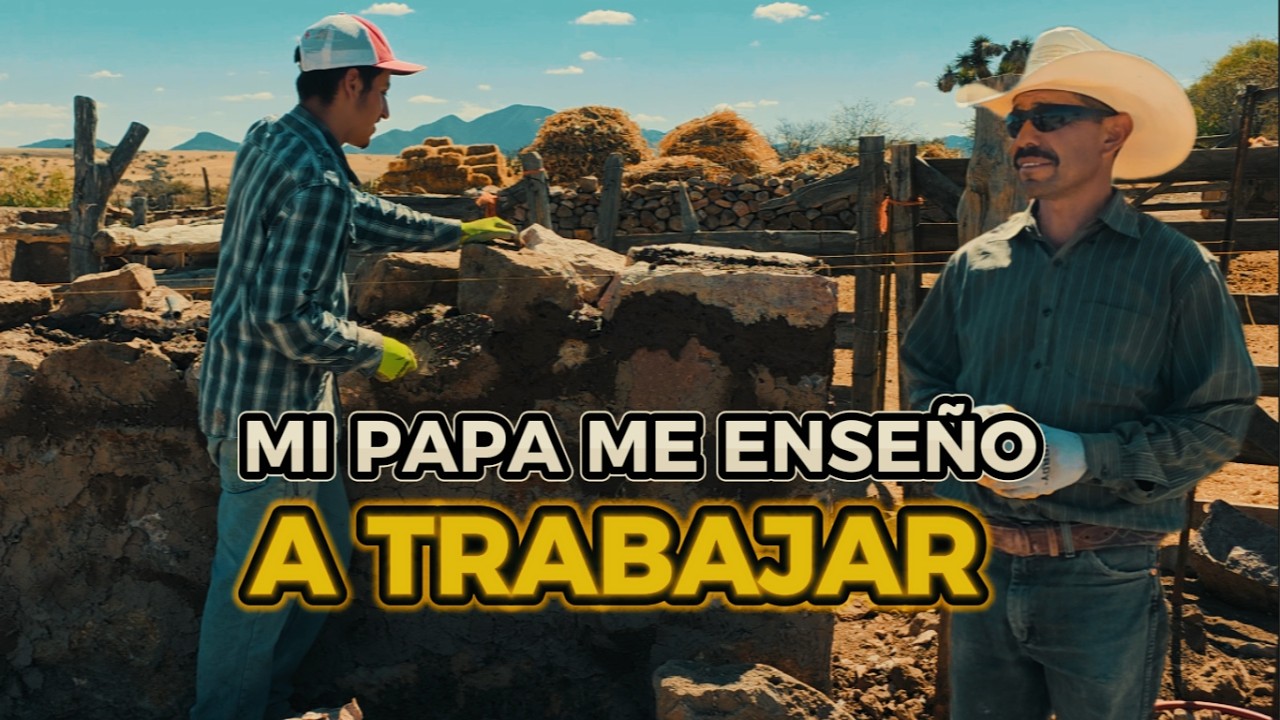 MI PAPA ME ENSEÑO A HACER LAS CERCAS