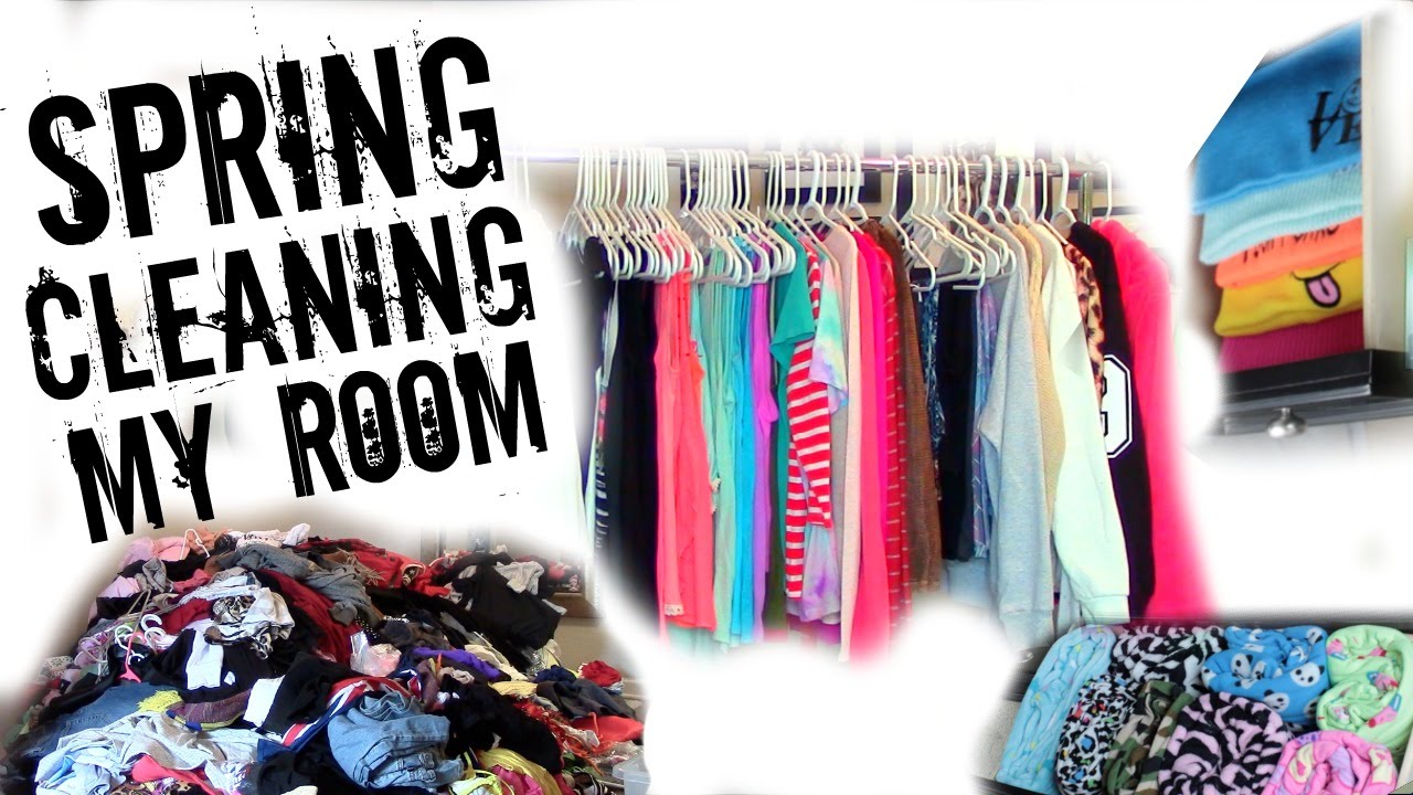 SPRING CLEANING MY ROOM