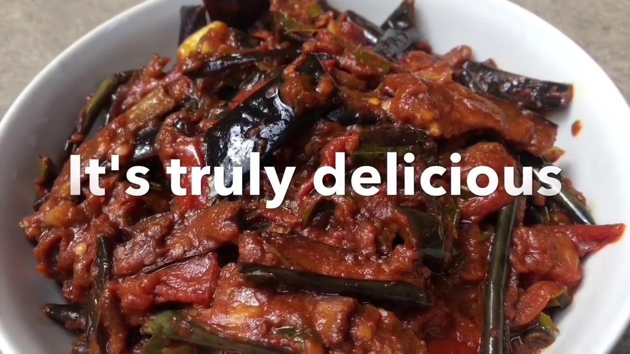 Re-make of the Super Delicious Sri Lankan Eggplant Curry