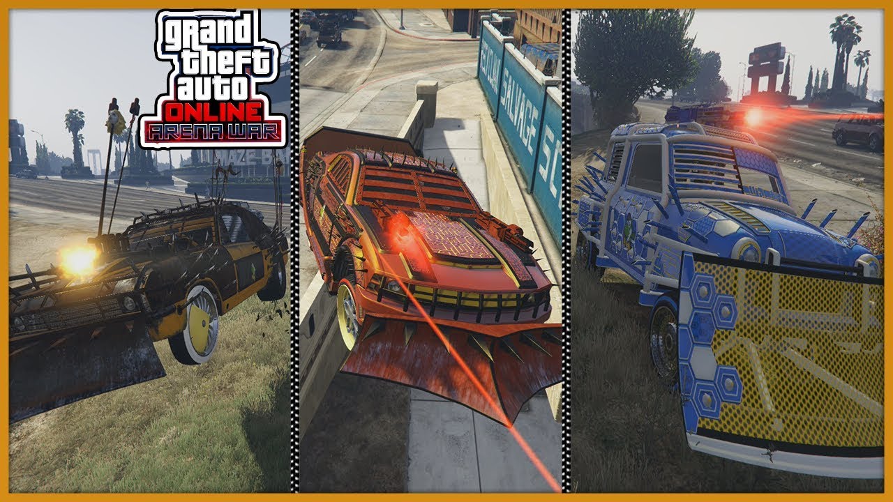 NUOVA AUTO DI MR. BEAN, IMPALER & DOMINATOR DEMOLITORI SU GTA 5 ONLINE - GTA 5 DLC ARENA WAR ITA
