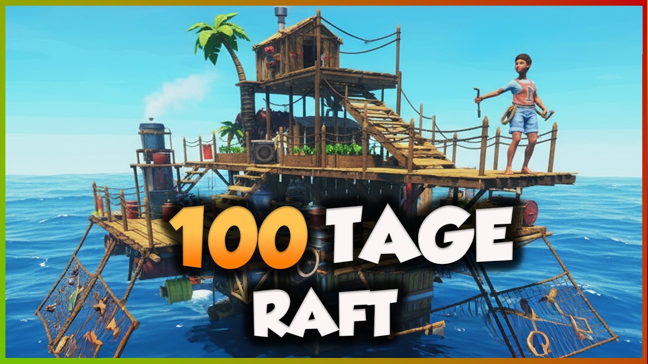 ⚓ 100 TAGE in RAFT – Ich KÄMPFTE ums ÜBERLEBEN auf dem Meer! 🌊