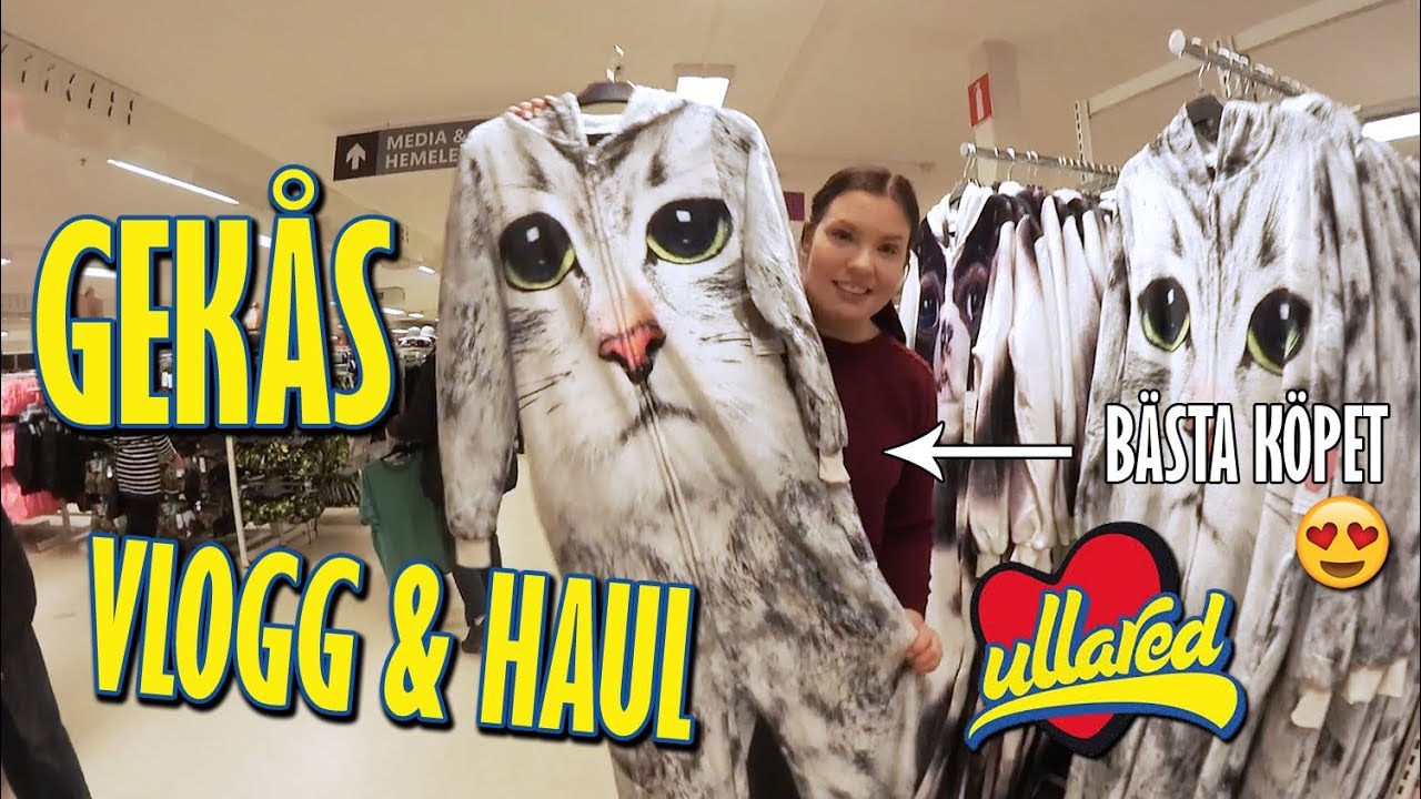 GEKÅS ULLARED - vlogg & haul