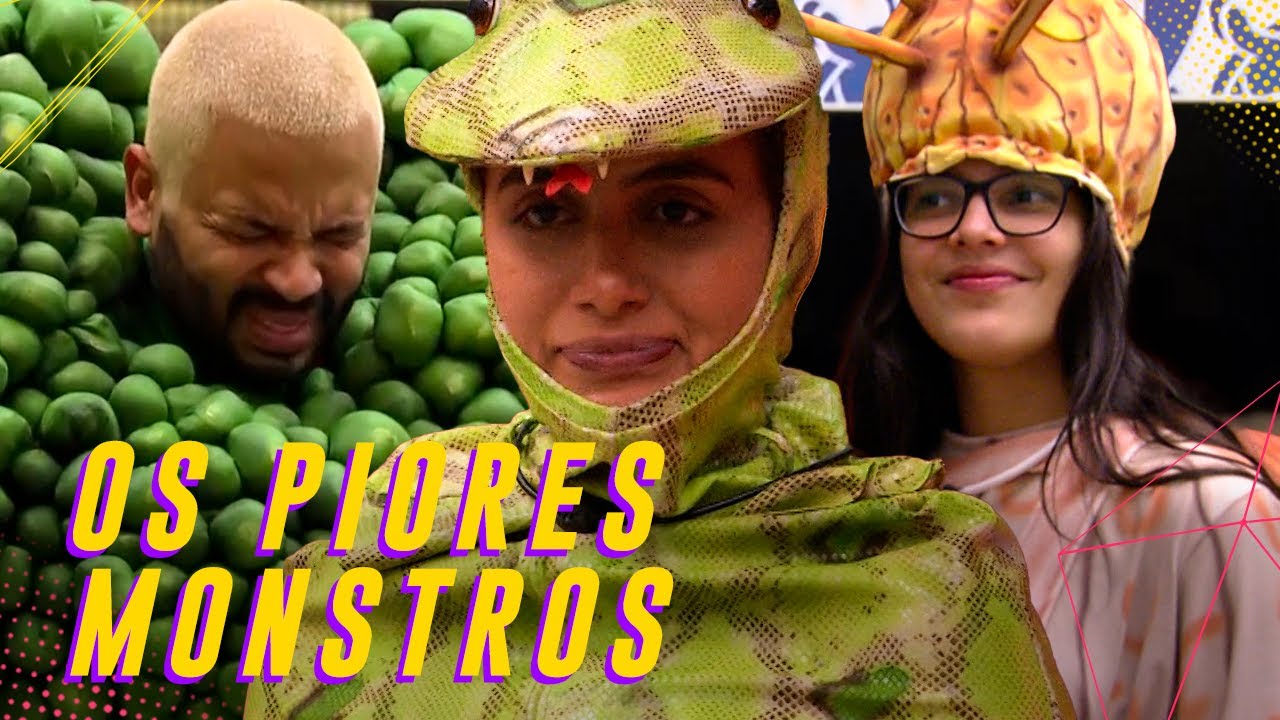 TOP5 PIORES MONSTROS: PROJÓCOLIS, A COBRA DA CAROL PEIXINHO E MAIS! 😰 | BIG BROTHER BRASIL