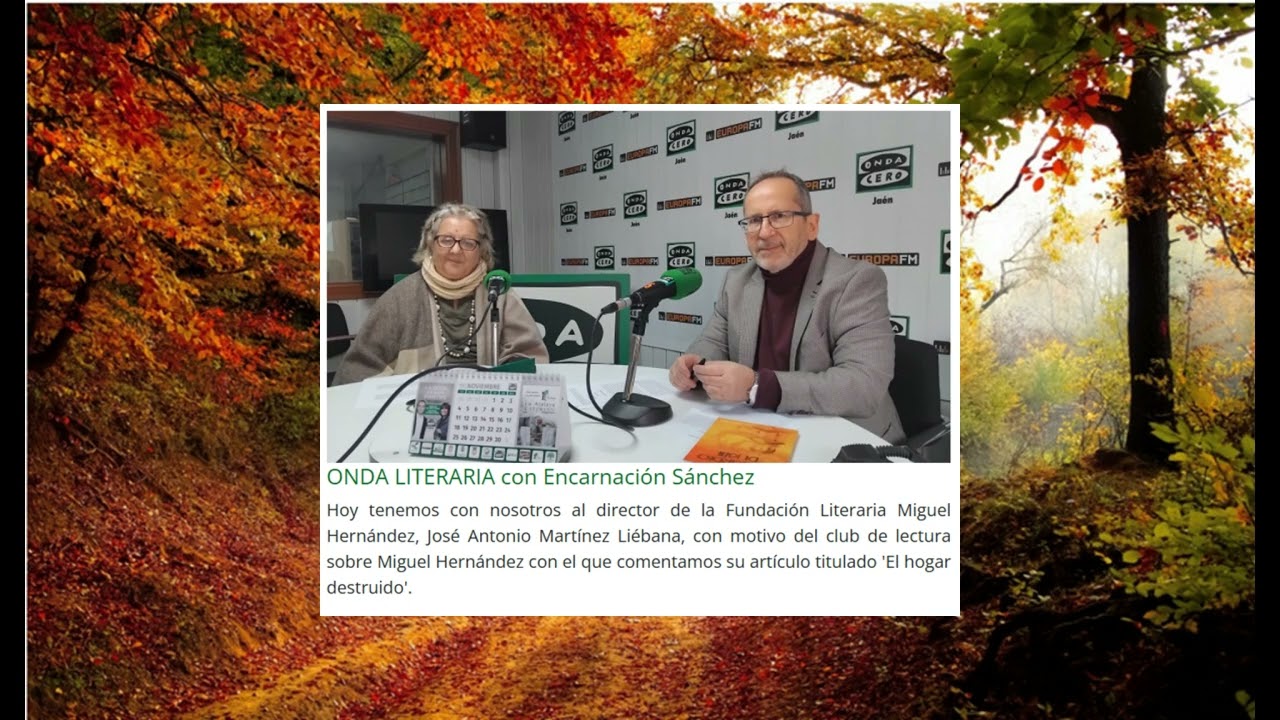 Club de lectura Miguel Hernández. El hogar destruido. (emitido el 1 Diciembre 2025)