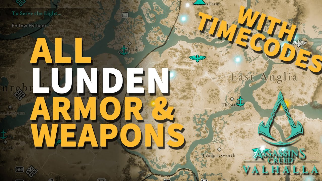 All Lunden Armor & Weapons Assassin's Creed Valhalla