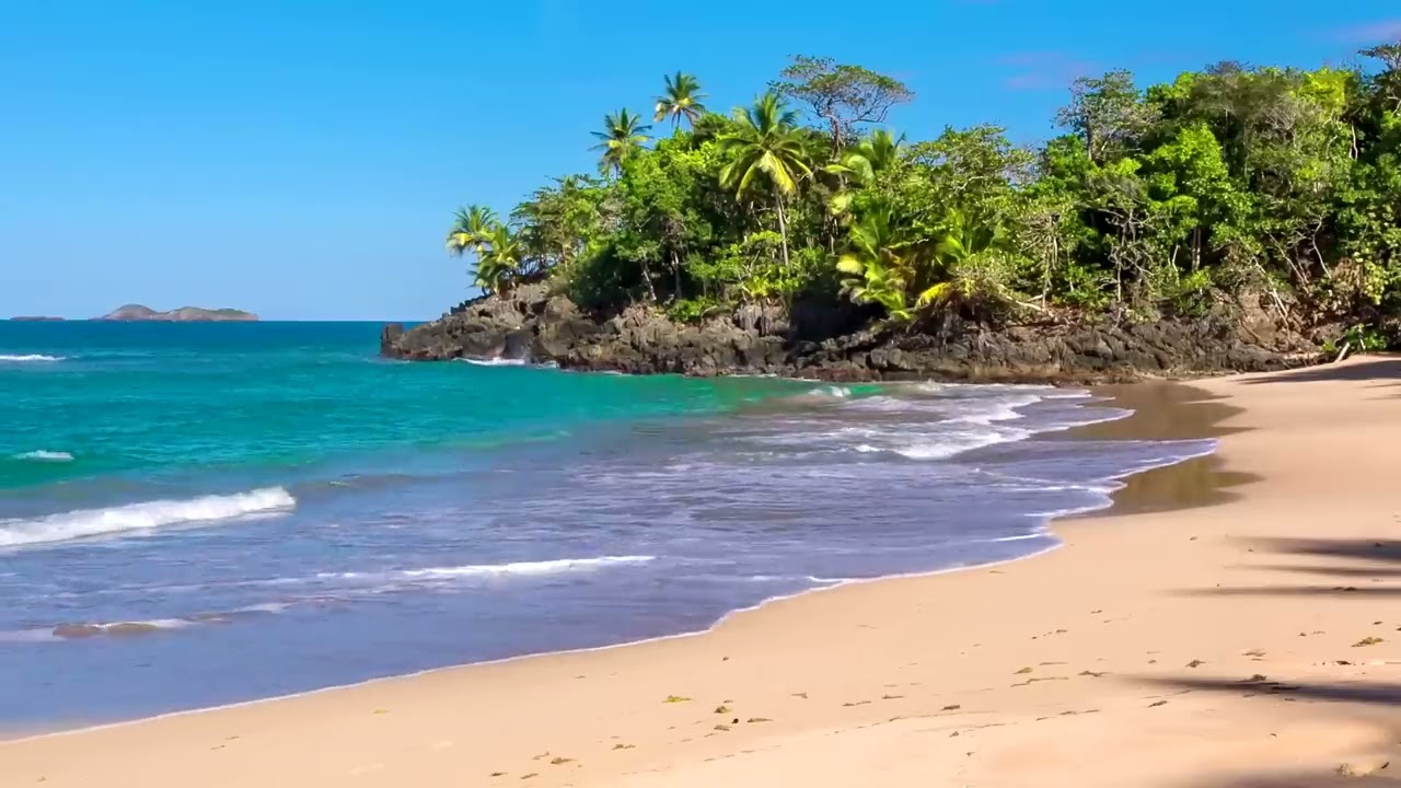 Olas del Para&iacute;so - Playa Hermosa con Sonidos Relajantes del Mar sin M&uacute;sica