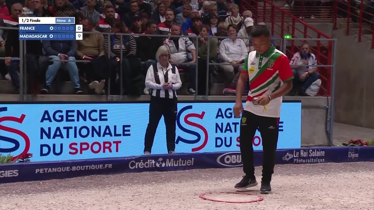 Le r&eacute;sum&eacute; de France-Madagascar  - P&eacute;tanque - Championnats du monde