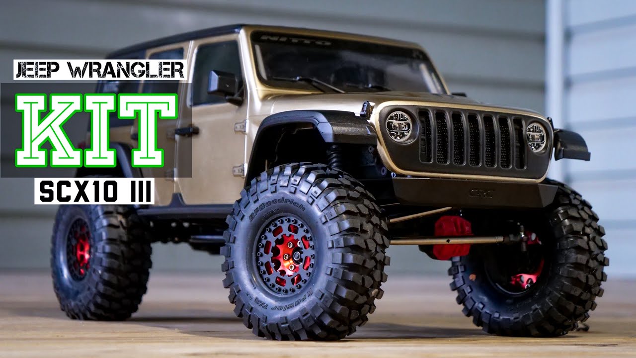 SCX10 iii AXIAL Jeep Wrangler Rubicon JLU - Builders KIT