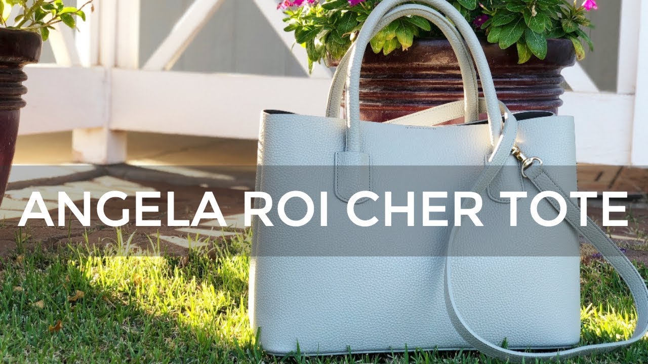 VEGAN HANDBAG ANGELA ROI CHER TOTE | WHAT FITS INSIDE