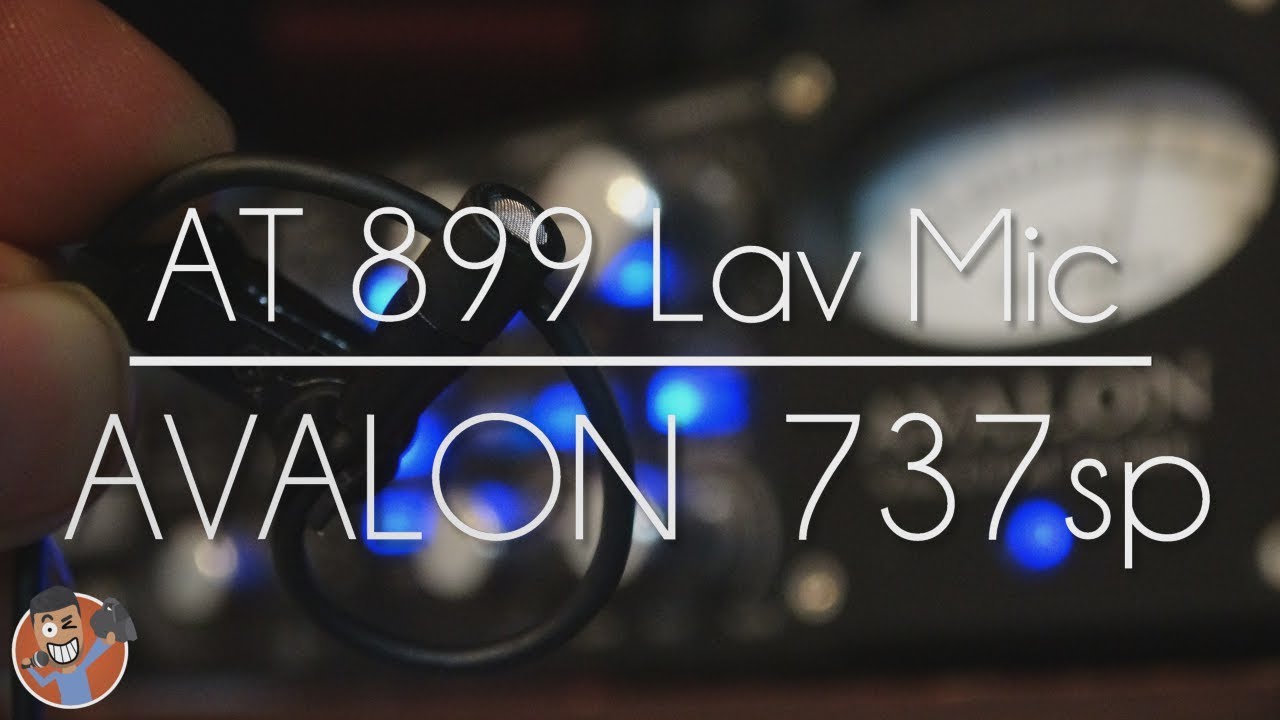Audio Technica AT899 Lavalier Mic Test with Avalon Vt 737sp