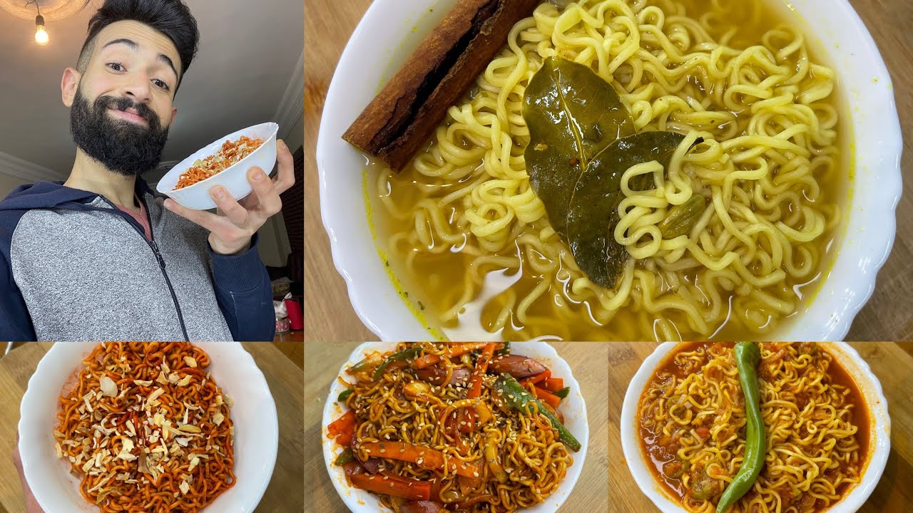 اندومي بنكهة الدول 🇨🇳🇰🇷🇮🇳🇸🇾🇱🇾 الجزء الاول 😲🔥