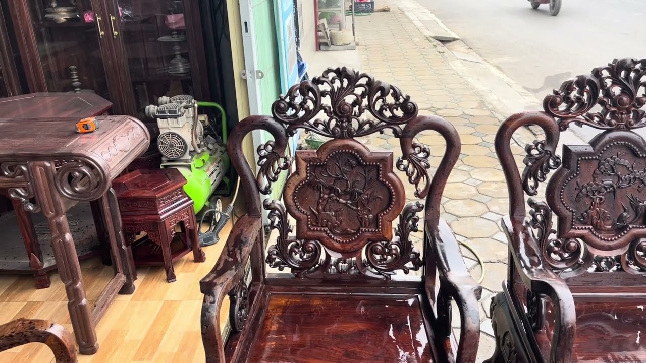 mời các bác ngắm sưu tầm bộ hoa lan tây gỗ trắc xưa sâu tuổi, liên hệ 0344715560