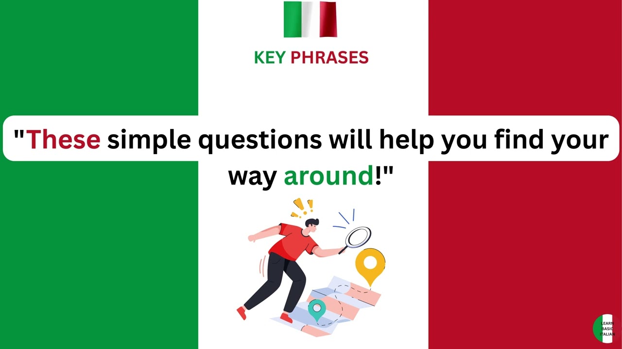 Learn Basic Italian Words : Practical Italian for Travel #learnitalian #italianlessons #italy