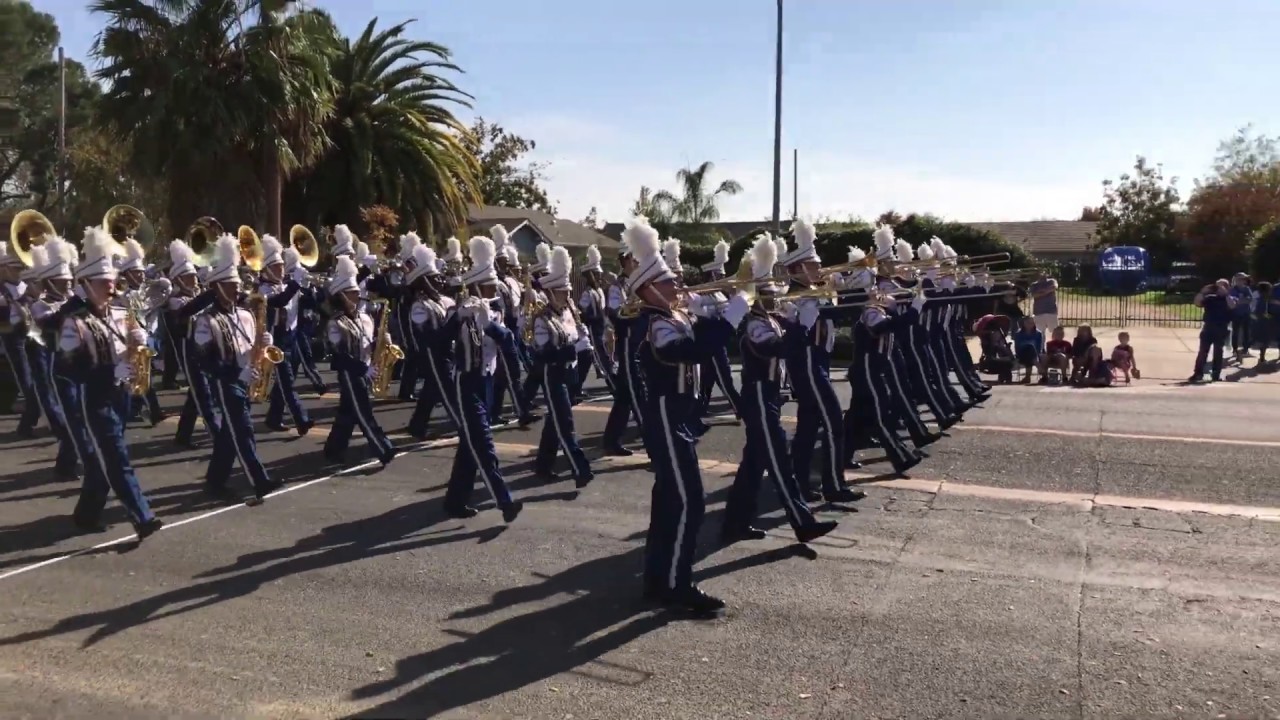 Benicia High School Panther Marching Band at Central California Band Review 2016