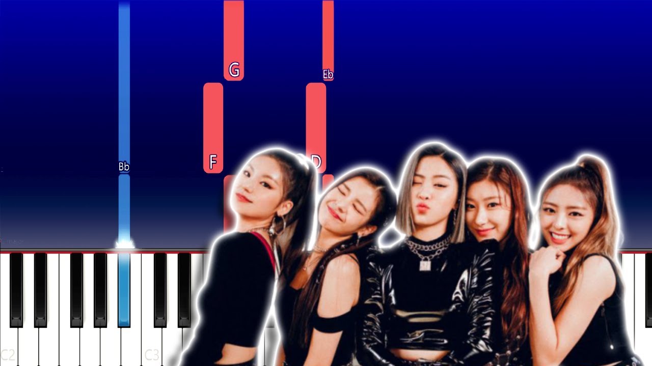 ITZY - Not Shy (Piano Tutorial)