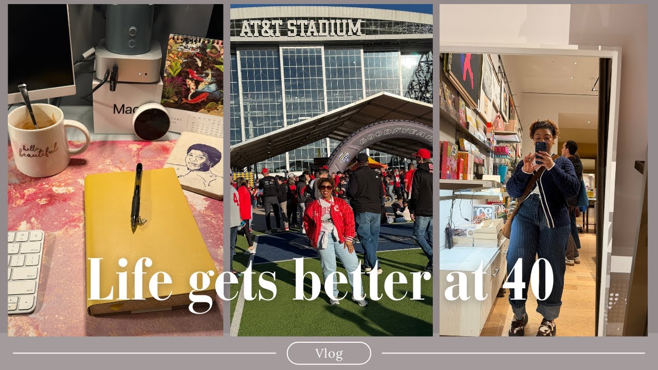 Life gets better at 40 vlog: Starting over plus 2026 plans