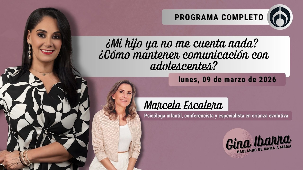 En Vivo | Hablando de Mamá a Mamá con Gina Ibarra | Lunes  09/03/26