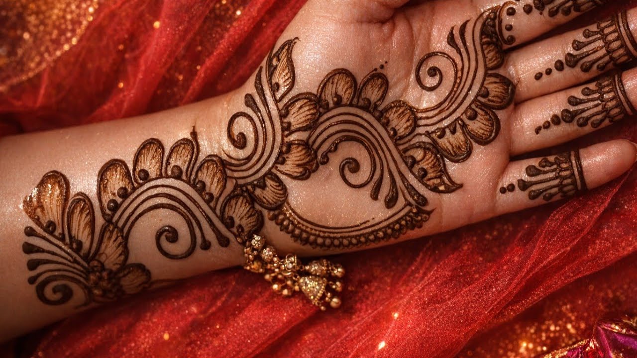  Very simple unique style mehndi design for back hand|new easy mehndi design  | mehandi designs 2026