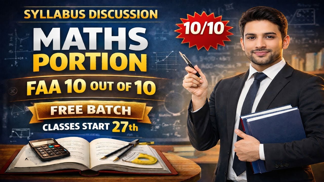 Finance Account Assistant Maths  2026 | JKSSB Exam Special 
