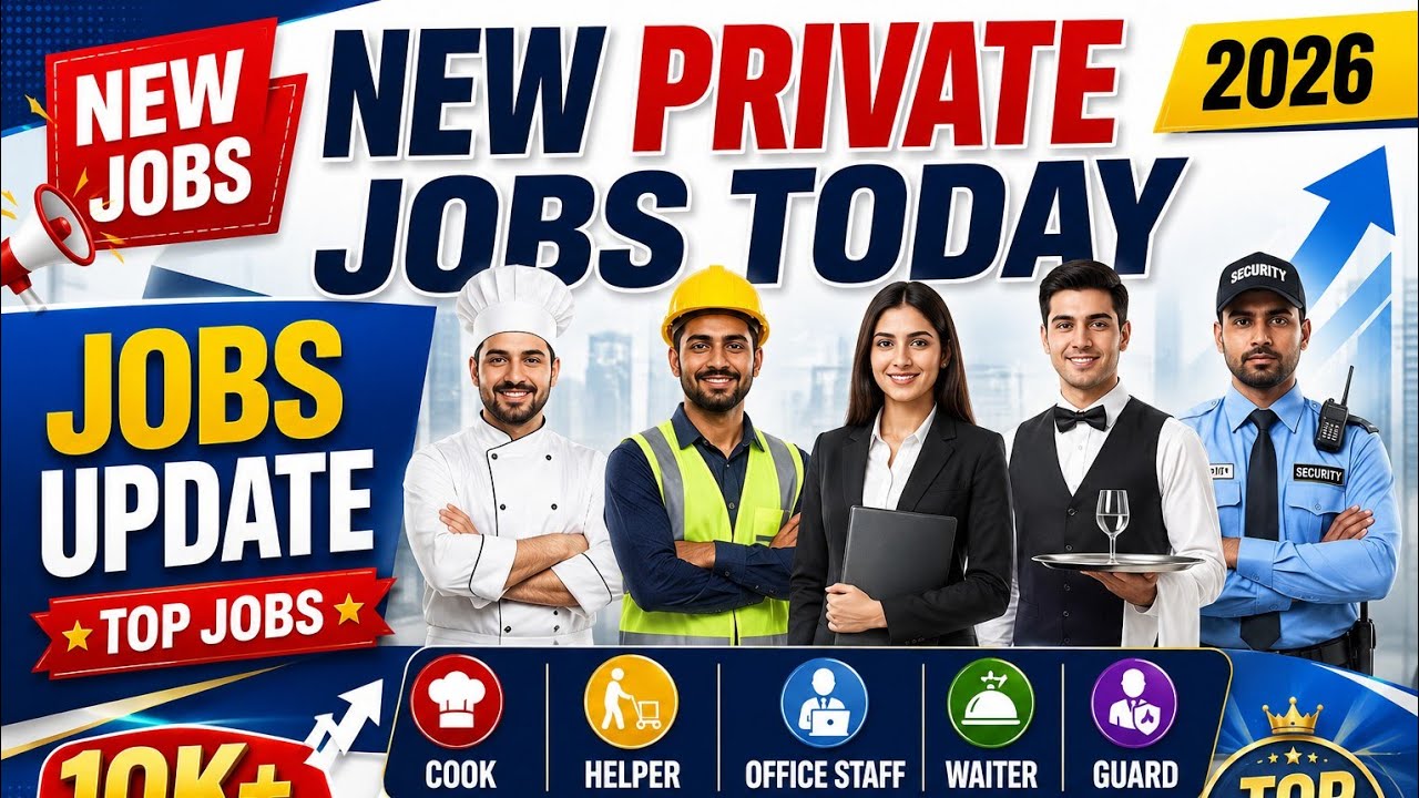 Top Private Jobs Today | Latest Jobs Update 2026 | Karachi | Islamabad | Lahore Jobs Update Today