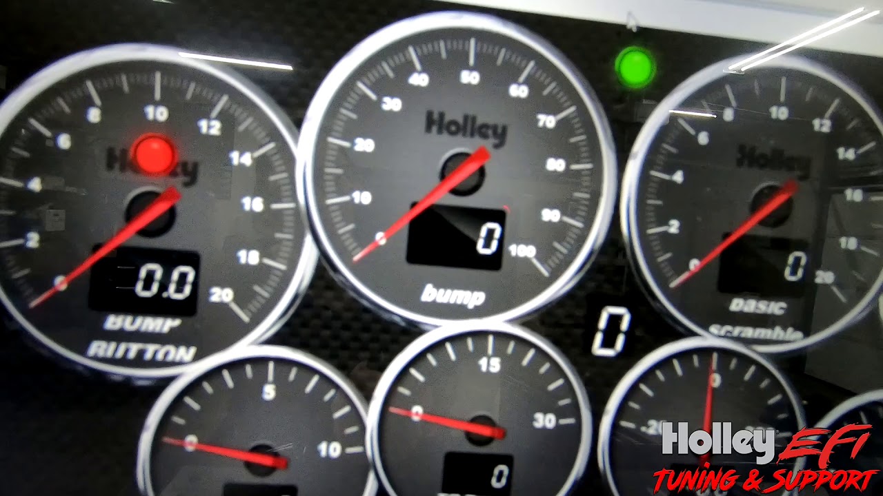 Holley Efi scramble boost on bump button