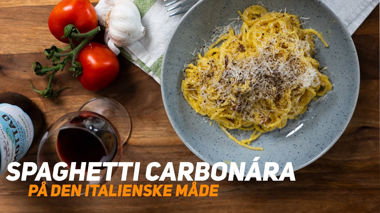 Sådan laver du en ægte spaghetti carbonára - GastroFun