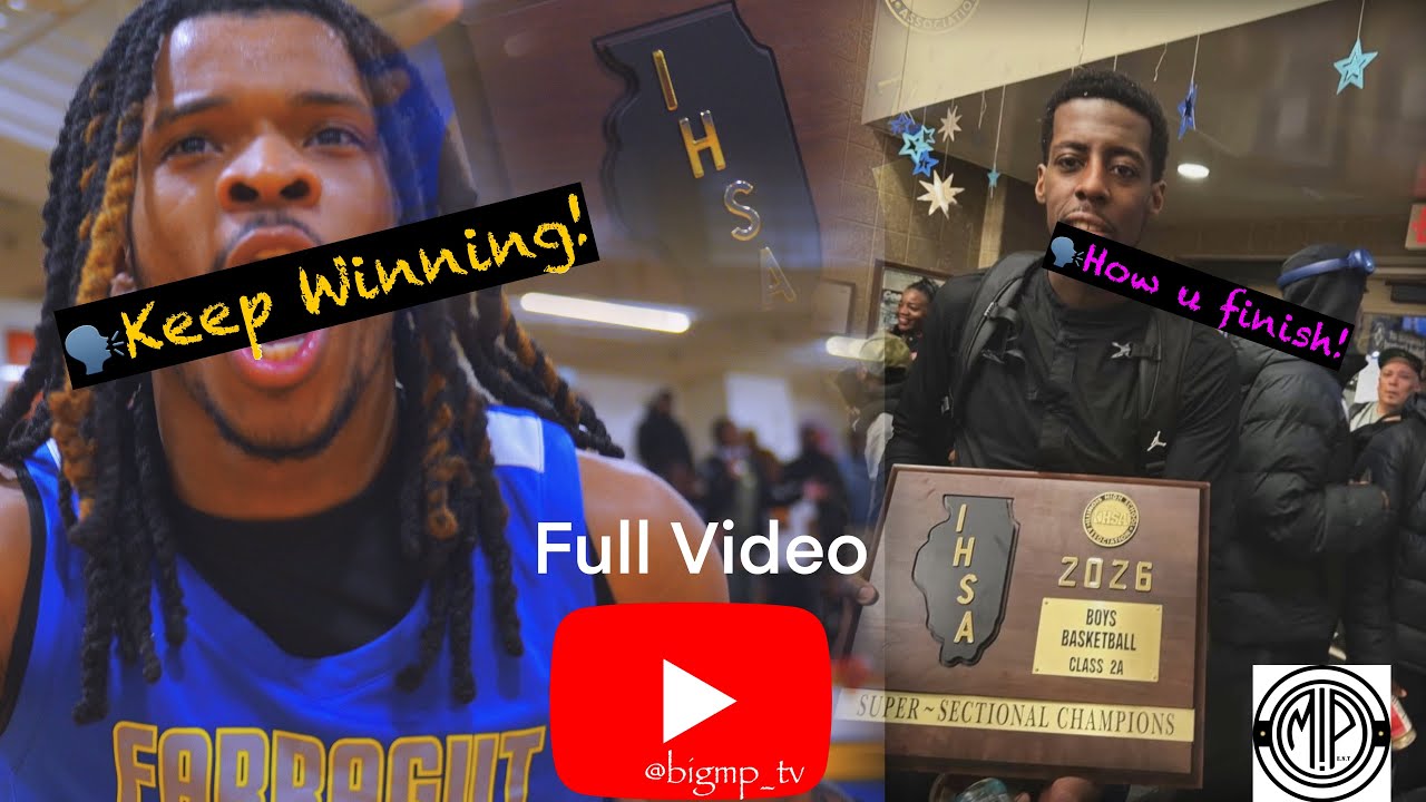 Super Sectional Champions: Win or go Home: Farragut vs Crane 2026 IHSA Playoff 🏀 #highschoolhoops 