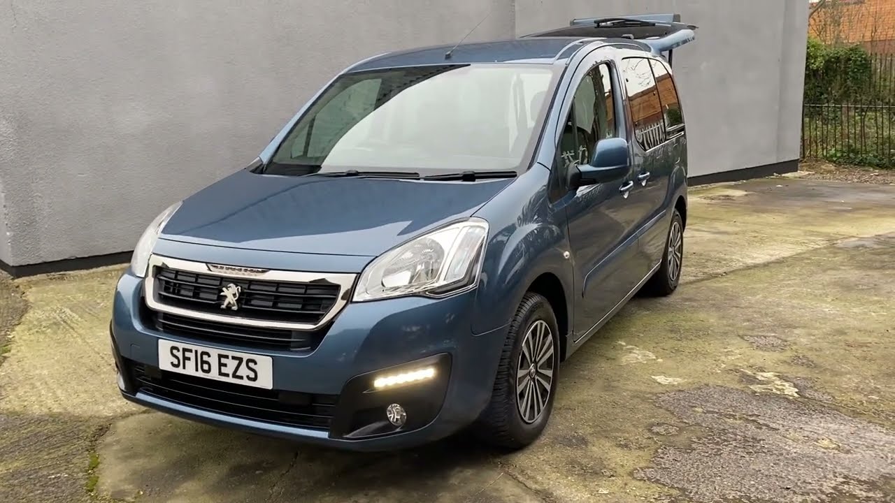 Walk round of a 2016 Wheelchair Accessible Peugeot Partner Tepee 1.6 at Michael Harraway Cars