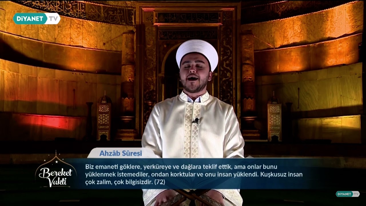 Hafız Alpcan Çelik Bereket Vakti Aşr-ı Şerif (Ahzab Suresi 69~73 Ayetler)