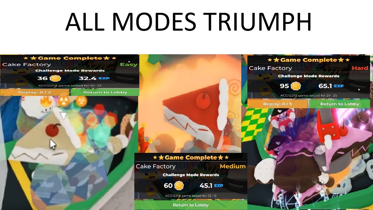 TOWER HEROES X MAKE A CAKE - ALL MODES