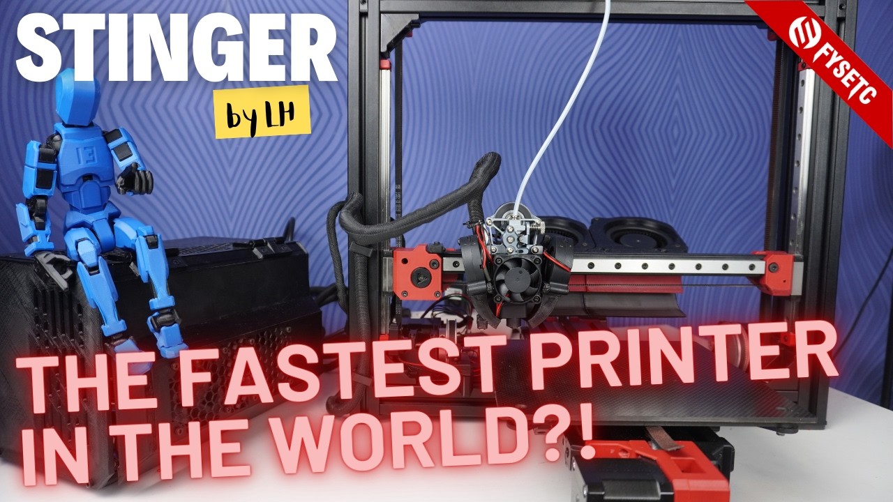 The fastest 3D printer for engineer prototyping? The Stinger by LH