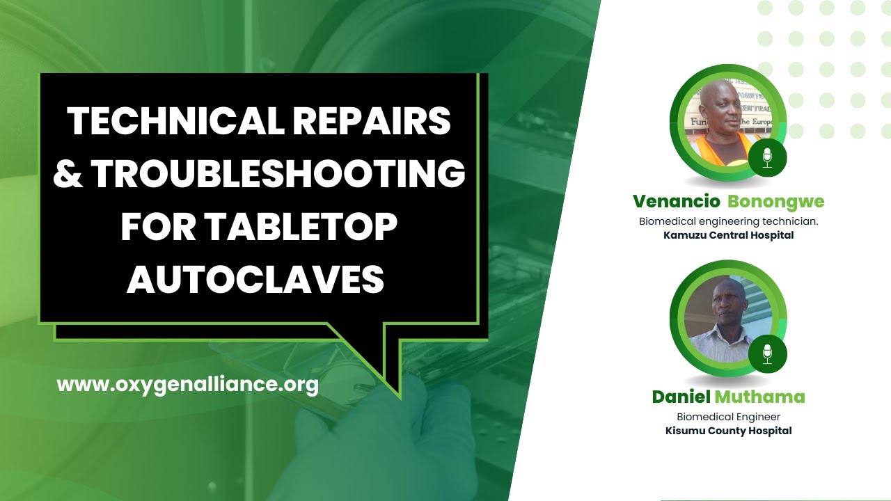 Technical Repairs & Troubleshooting for Tabletop Autoclaves
