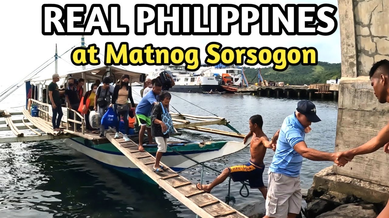 MATNOG SORSOGON WALKING TO EXPERIECED THE LOCAL LIFE SCENES | Walking Tour in 4K