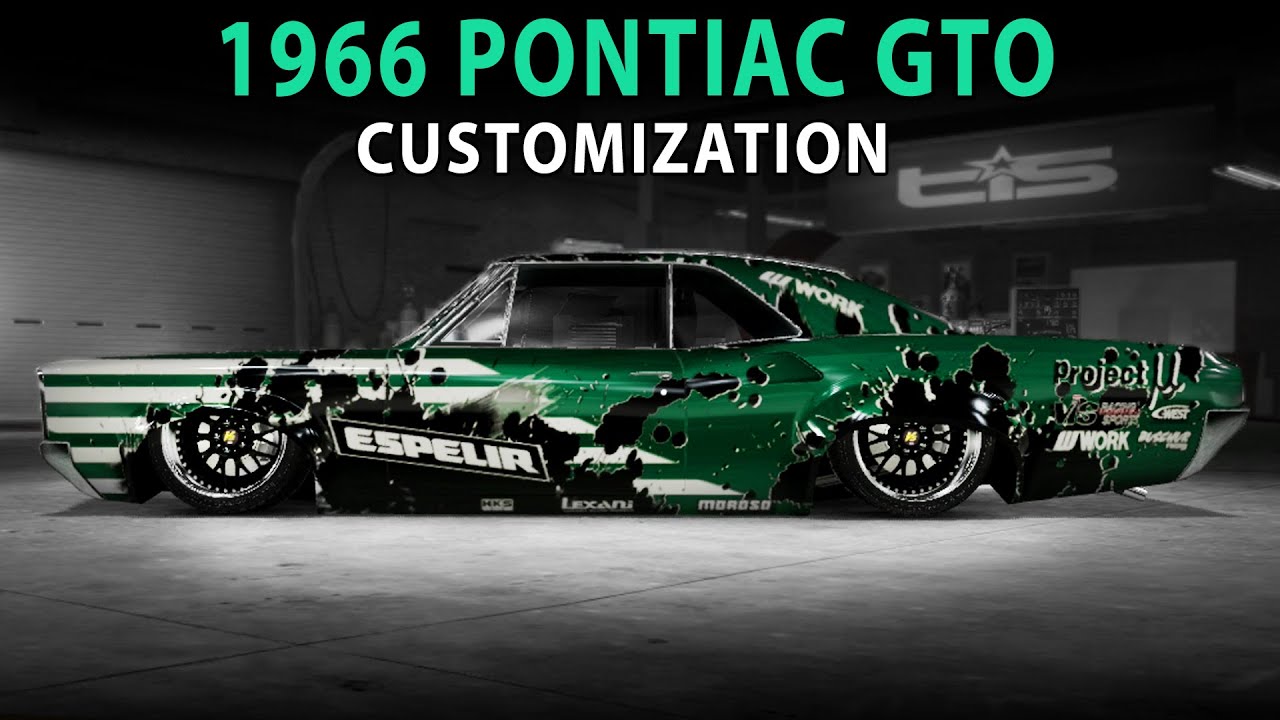 Midnight Club LA - 1966 Pontiac GTO (nfs Pro Street)  (Customization)