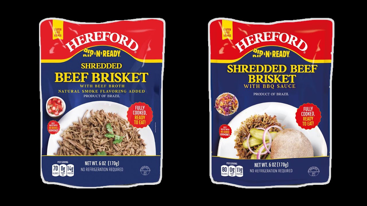HEREFORD Rip-n-Ready Shredded Beef Brisket - WHAT ARE  WE EATING??