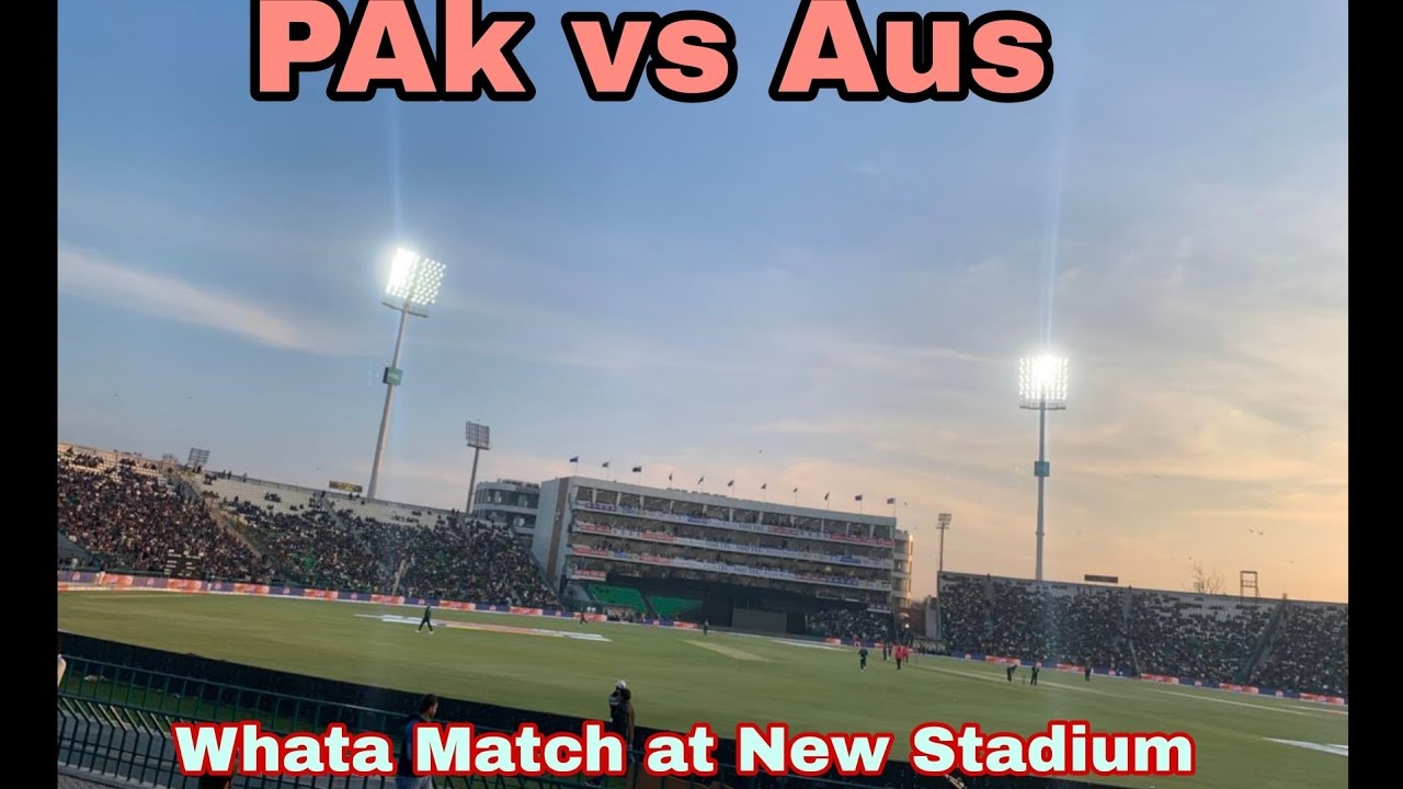 Pak Vs Aus   New #qadafistadium #australiacricket #pak vs aus