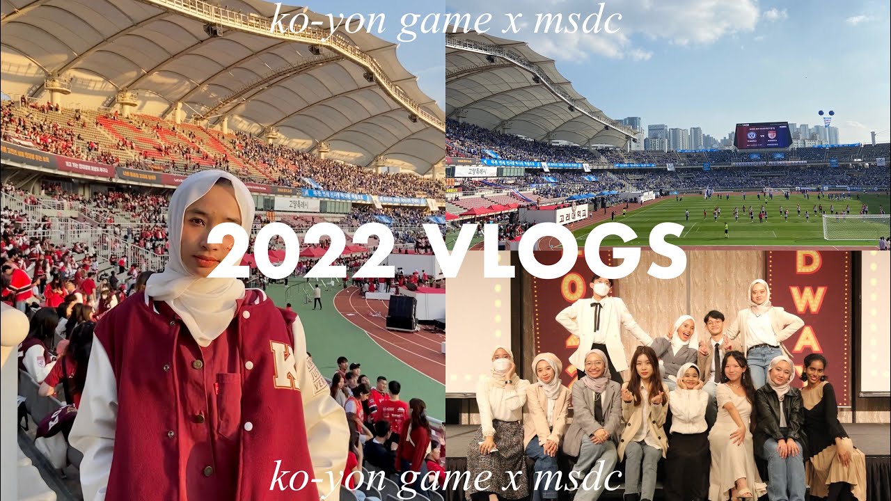 eng) vlogs from 2022 (korea-yonsei game, msdc mad performance) | #Qislog 25