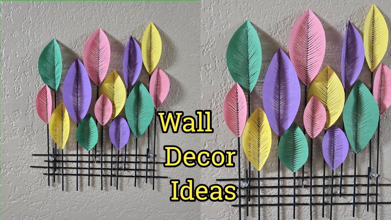 Unique Wall Decoration Ideas | Wall Hanging Craft Ideas | Diy Easy Wall Decor With Paper | 
